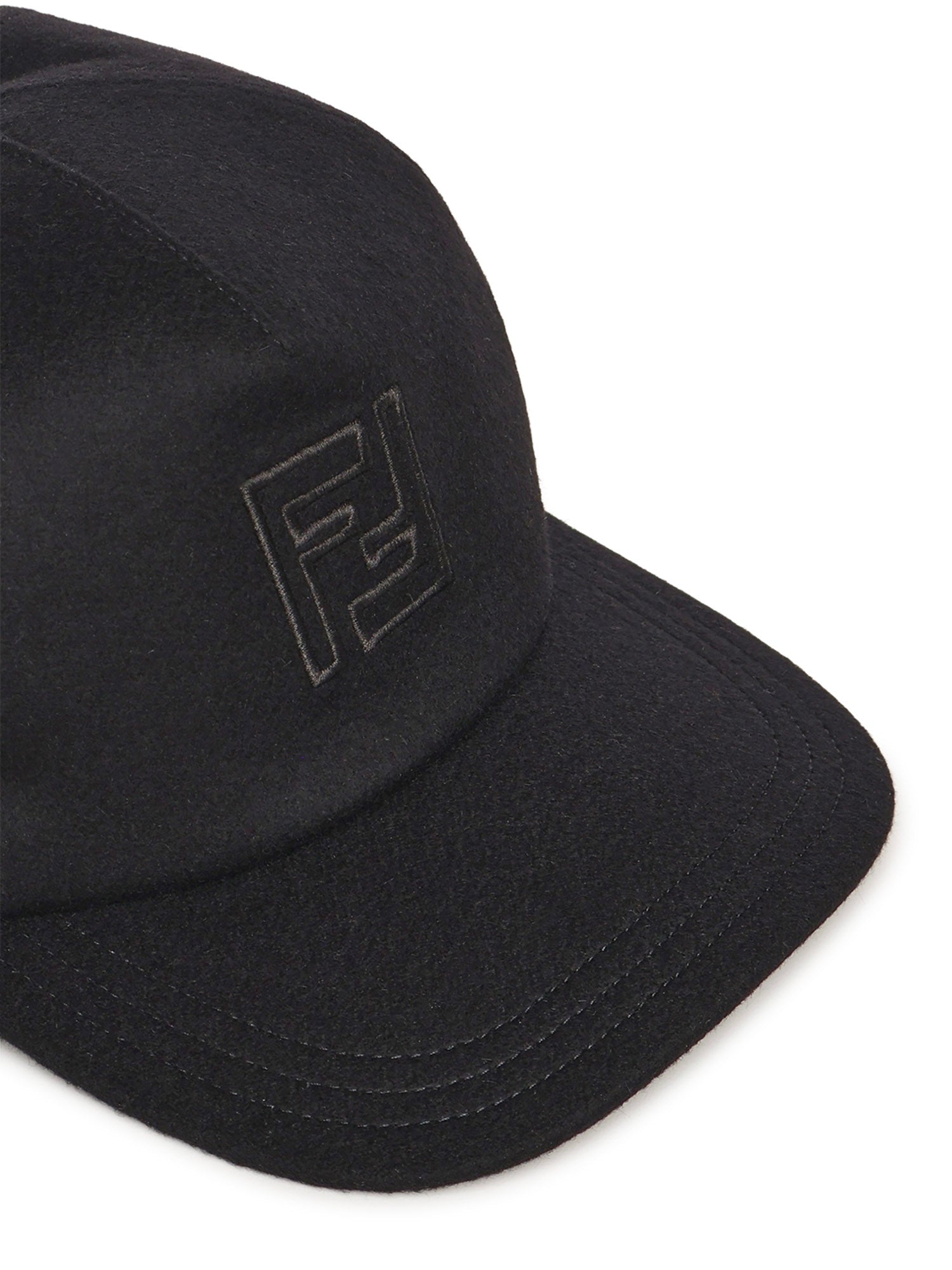 Fendi Hats Black Wool