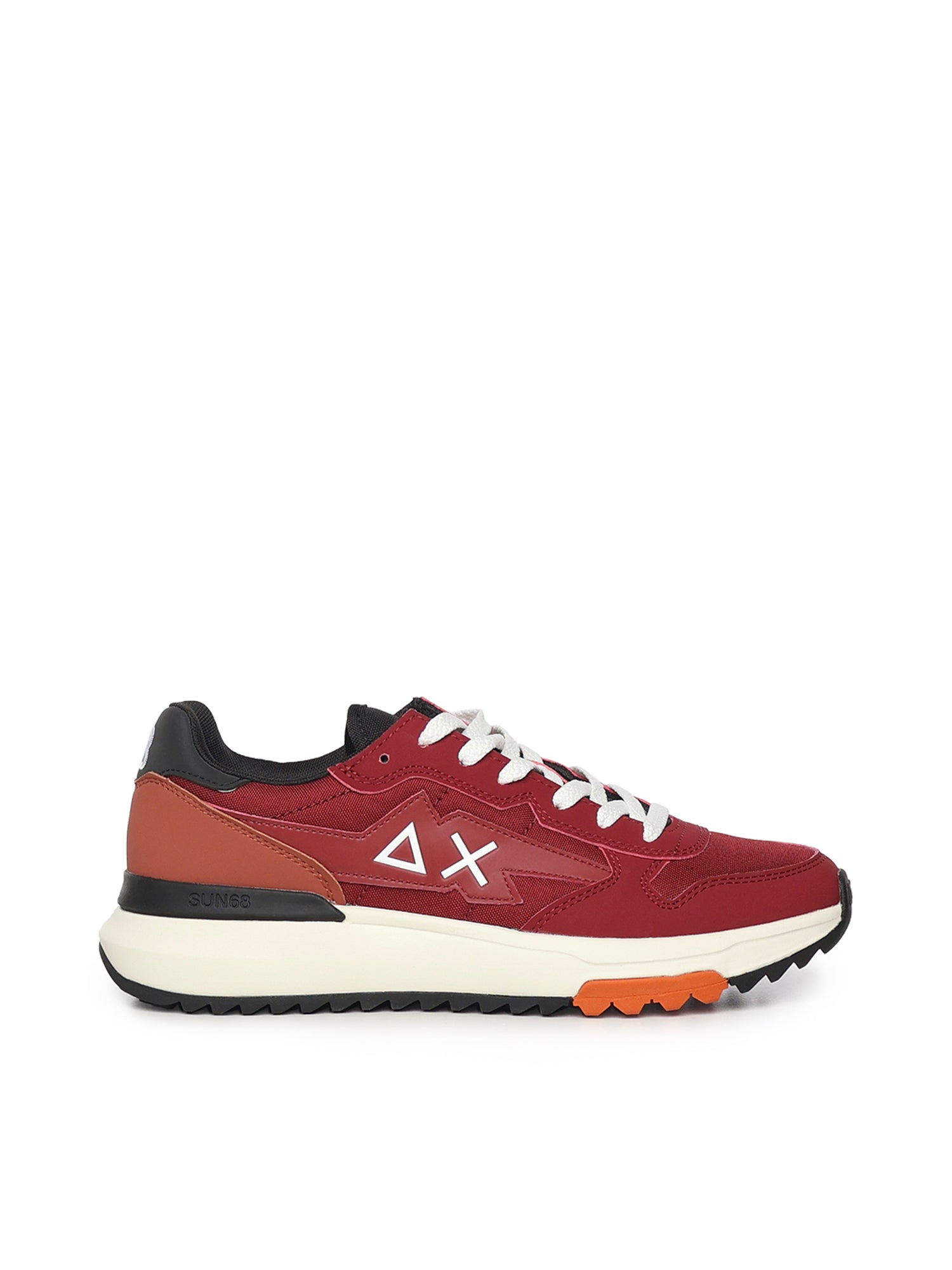 Sun 68 Sneakers Bordeaux Polyurethane