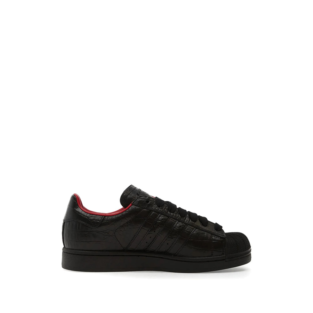 Sneaker Adidas Black Calf Leather: 100