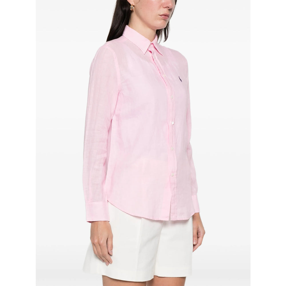 Shirt Ralph Lauren Pink Linen/flax: 100