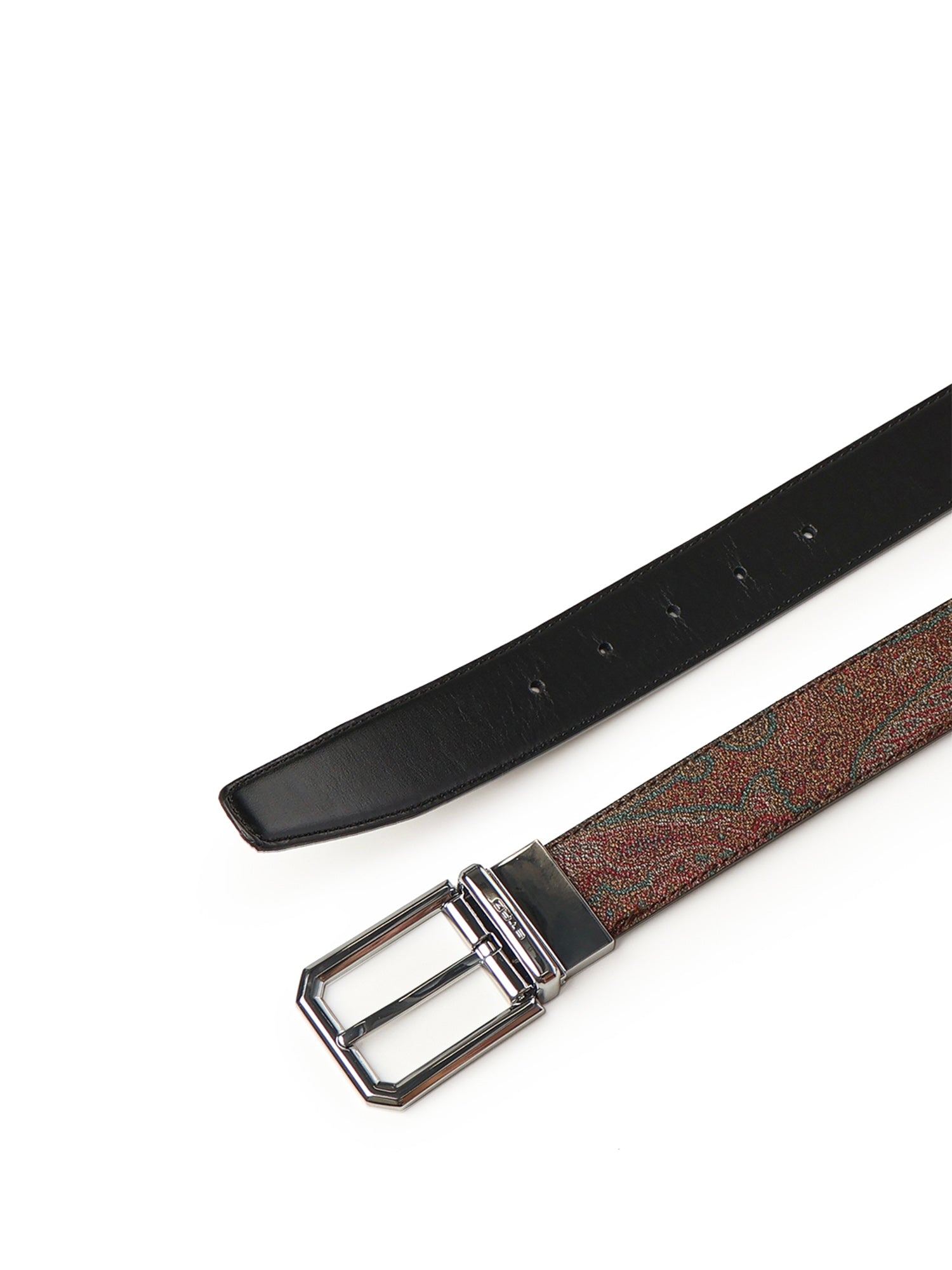 Etro Belts Brown/black Polyester/leather