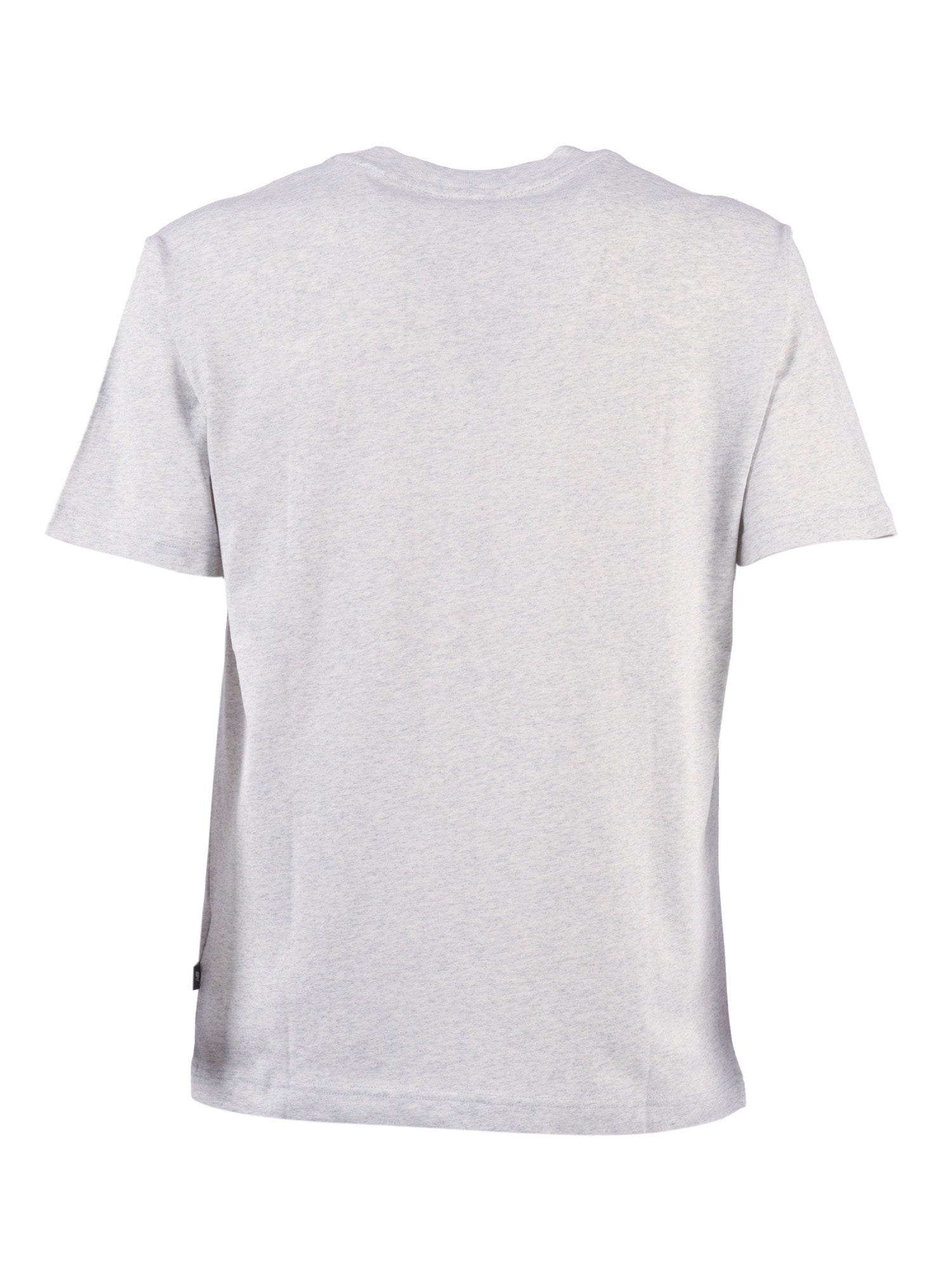 Athletics Premium Logo T-Shirt - Ash Heather Grey Cotton Short Sleeves