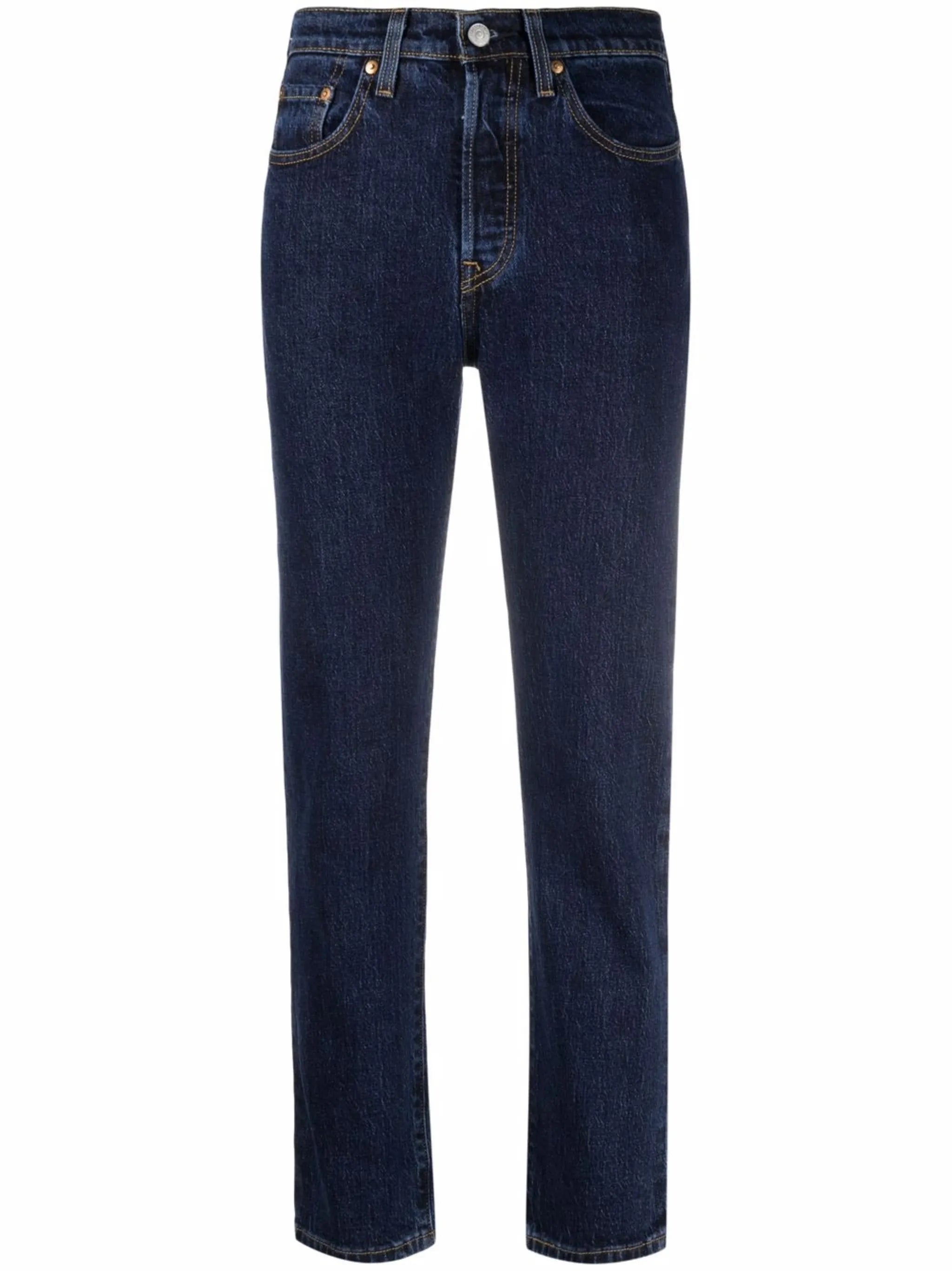 501 Crop Salasa Stonewash Blue Jean