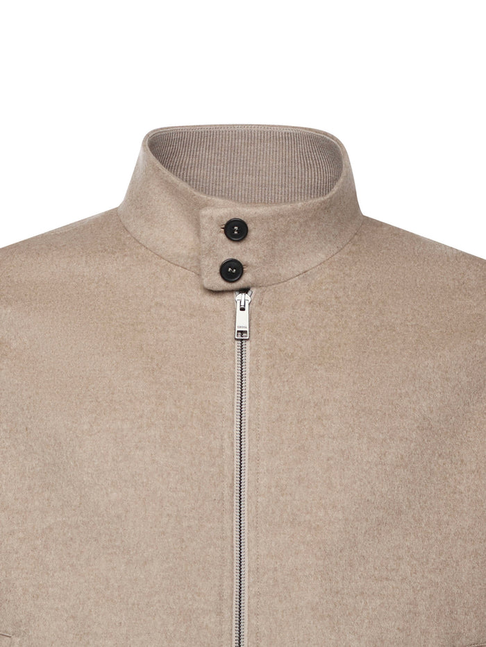 Zegna Jackets Light Taupe Multi-melange Cashmere