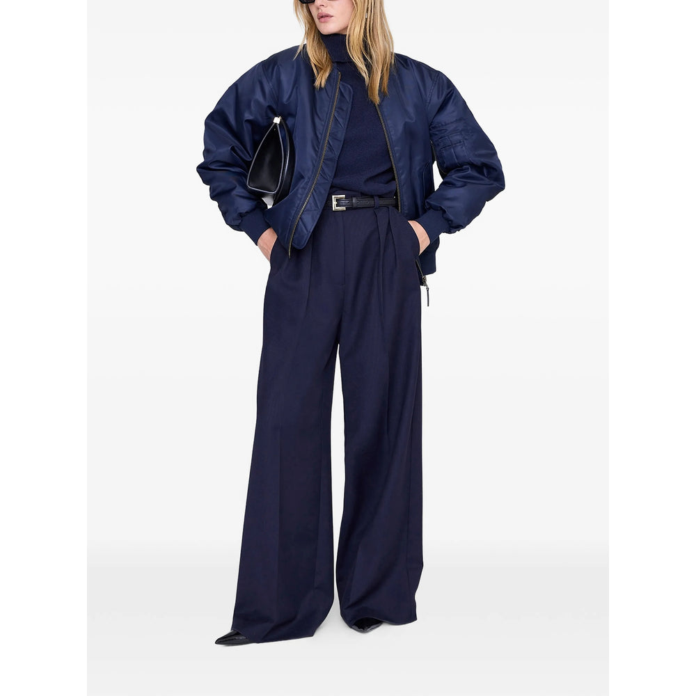 Outerwear Anine Bing Blue Polyester: 100. Outerwears