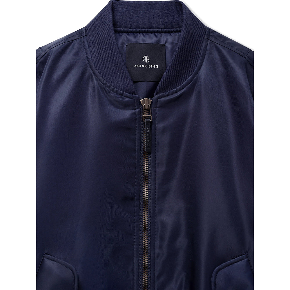 Outerwear Anine Bing Blue Polyester: 100. Outerwears