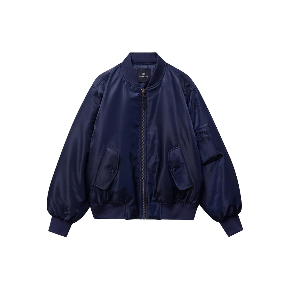 Outerwear Anine Bing Blue Polyester: 100. Outerwears