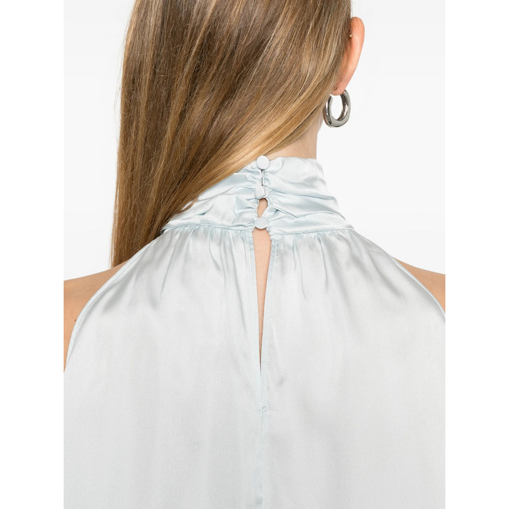 Top Anine Bing Blue Body Silk: 55. Tops