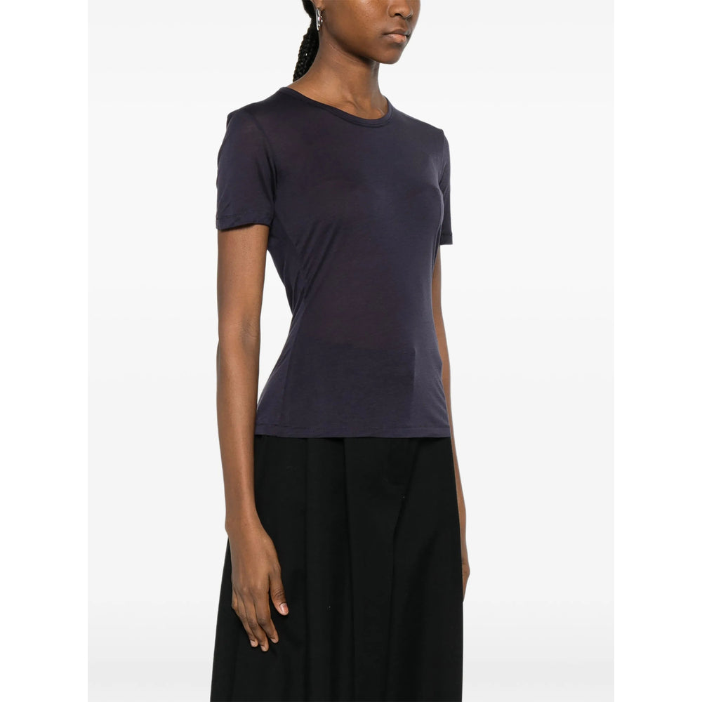 T-Shirt Anine Bing Blue Lyocell: 80. T-shirts