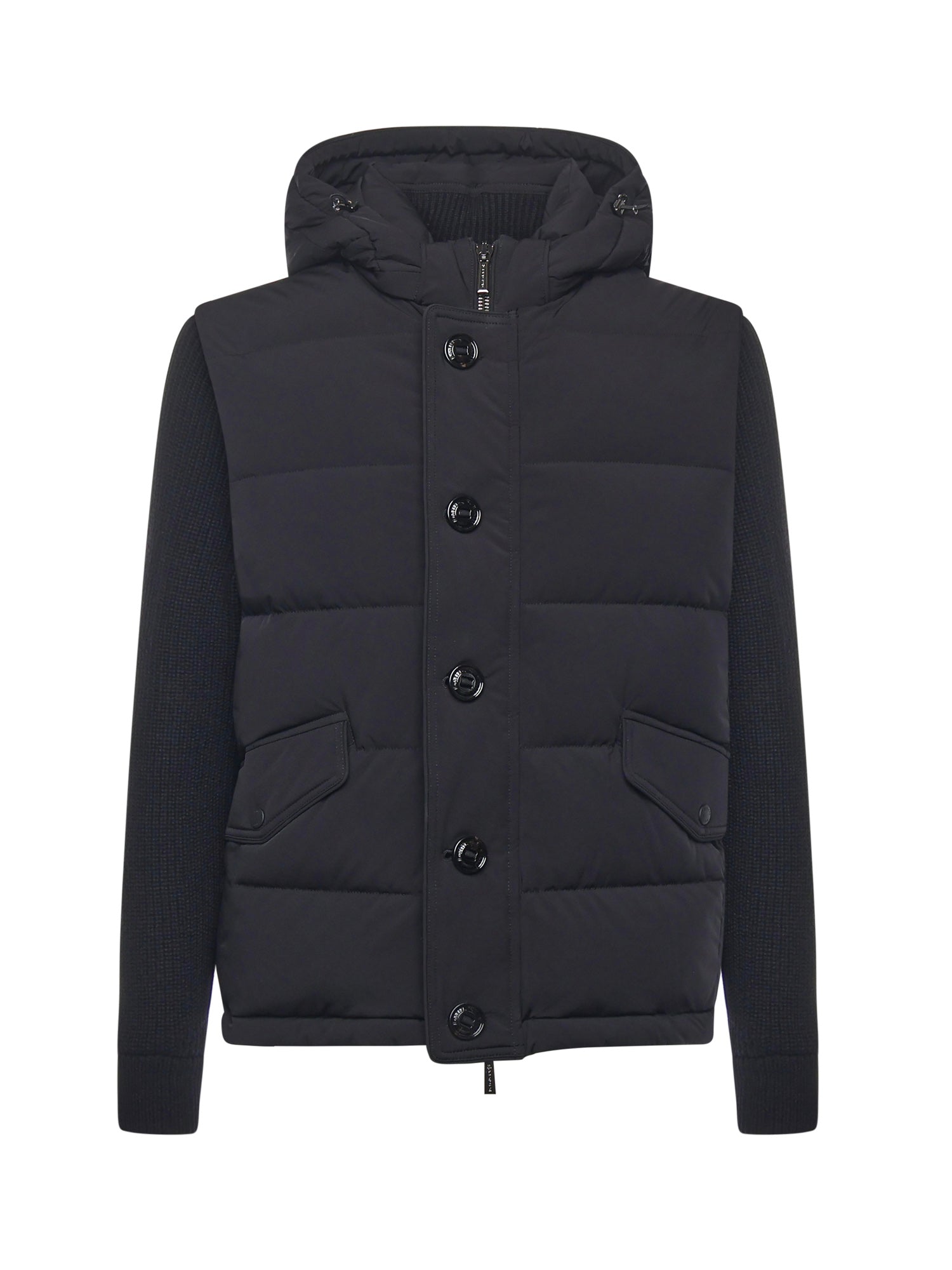 Moorer Coats Black Polyamide