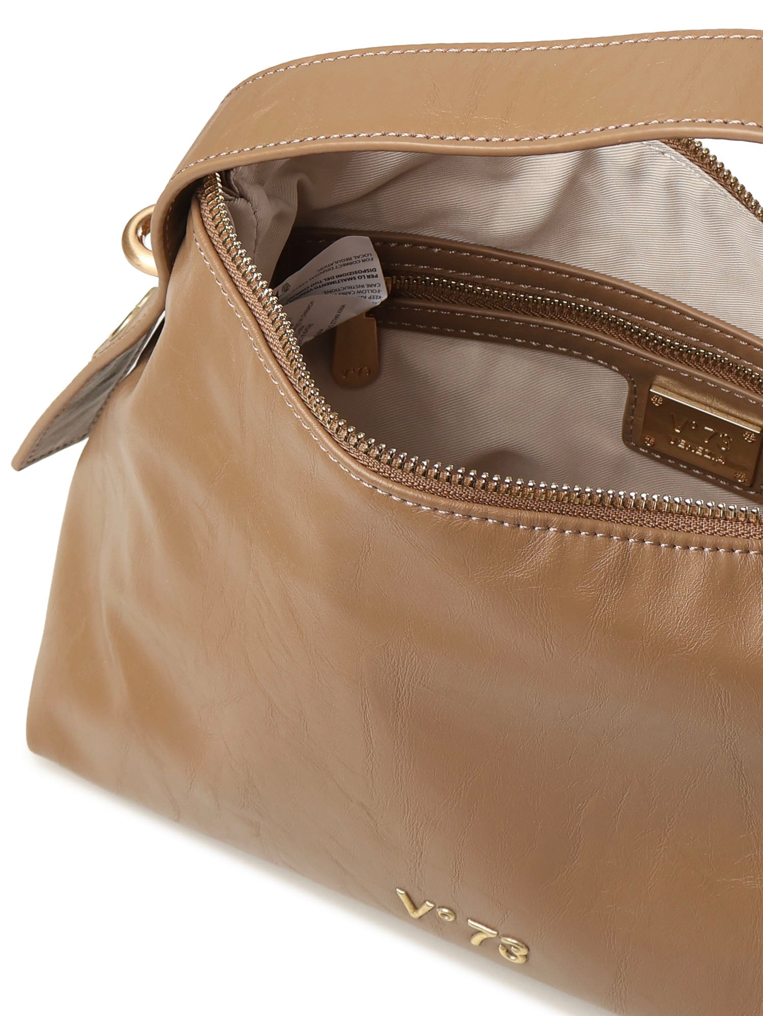 V° 73 Bags Beige Polyurethane