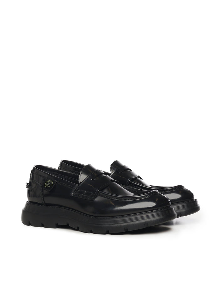 Giuliano Galiano Flat shoes Black Calfskin