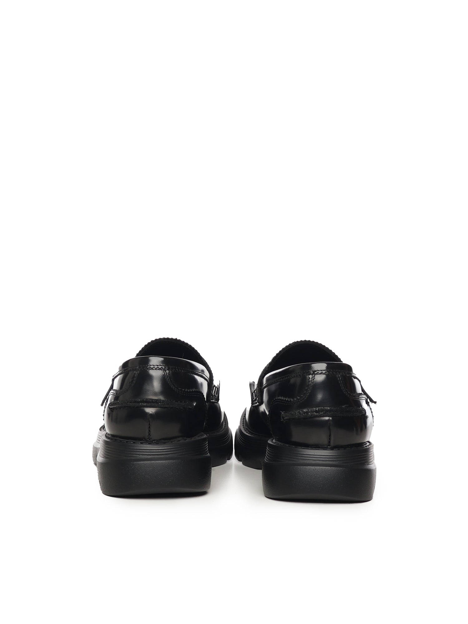 Giuliano Galiano Flat shoes Black Calfskin