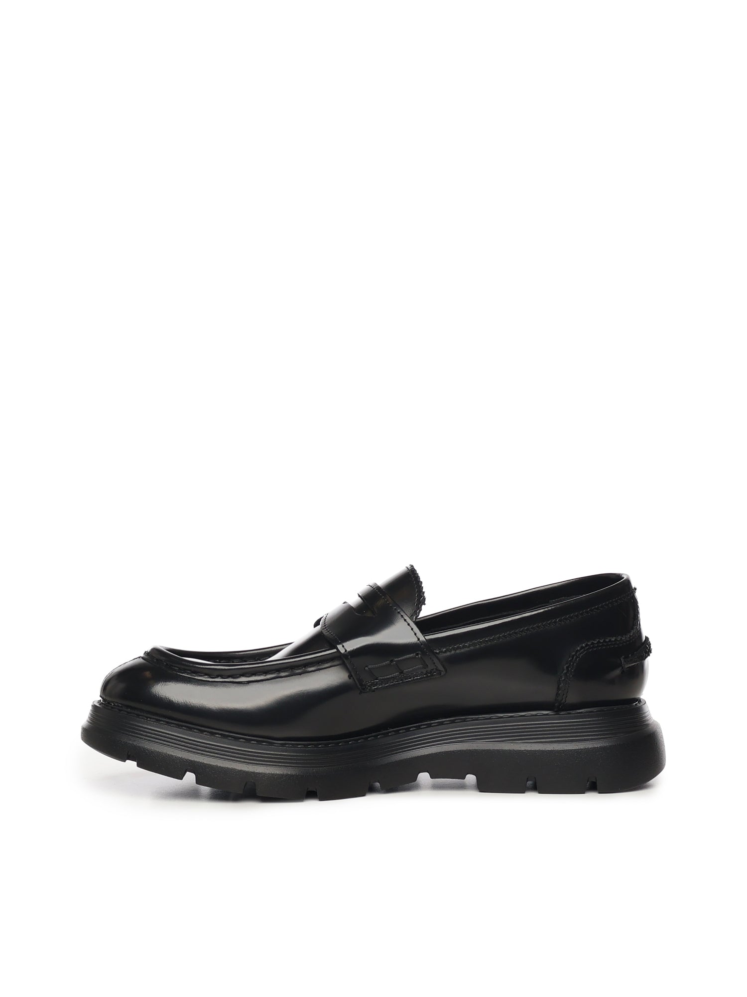 Giuliano Galiano Flat shoes Black Calfskin