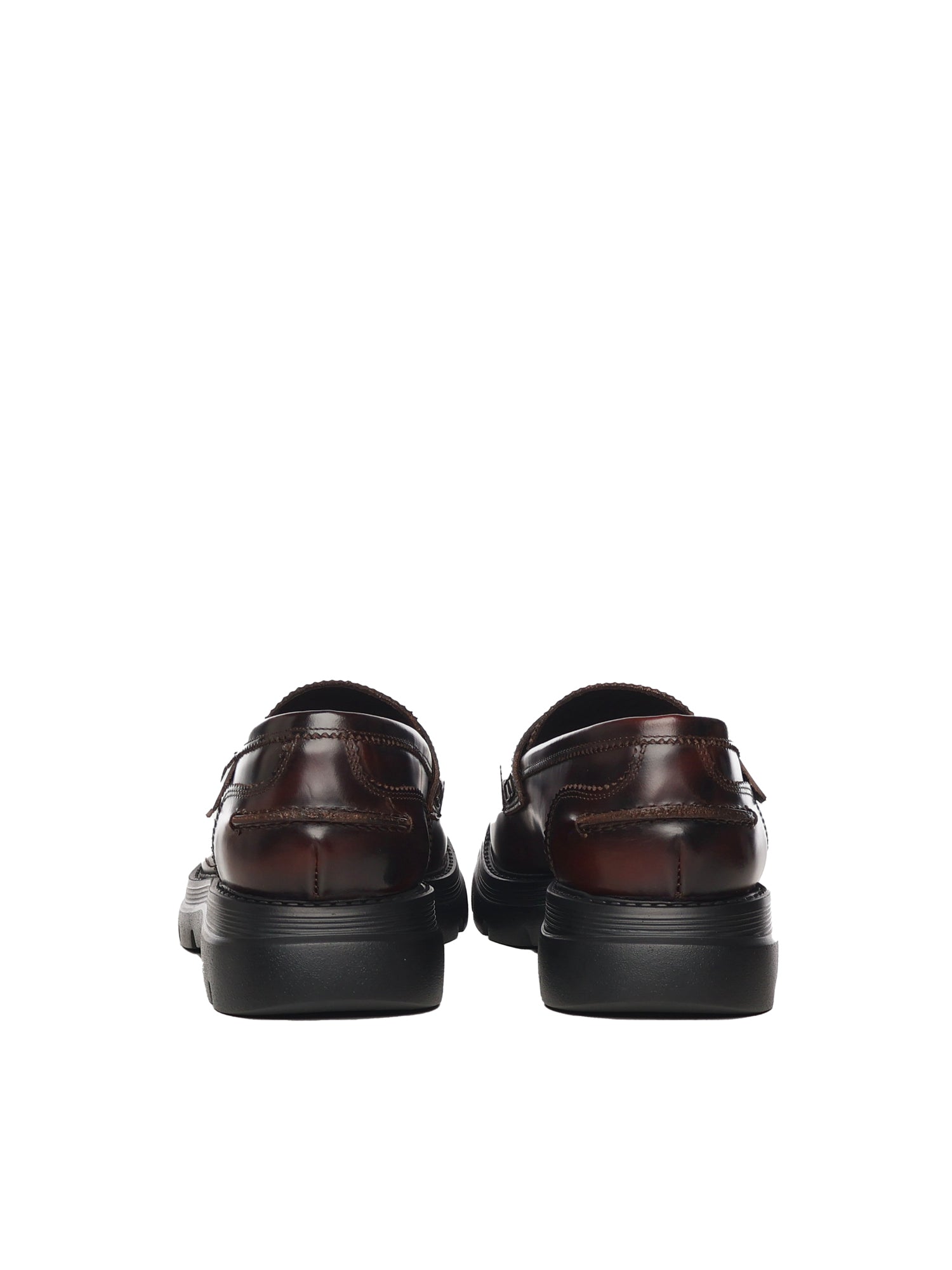 Giuliano Galiano Flat shoes Brown Calfskin