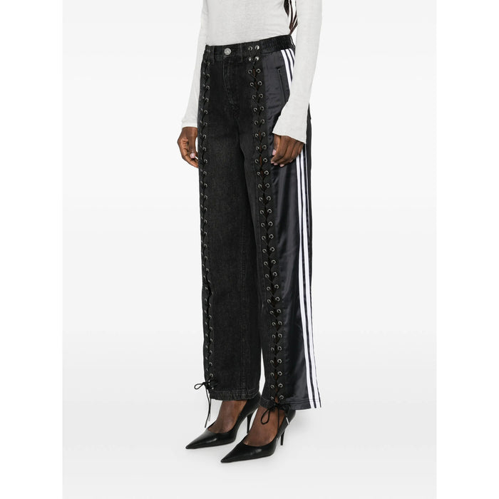 Pant Adidas Black/white Cotton: 100