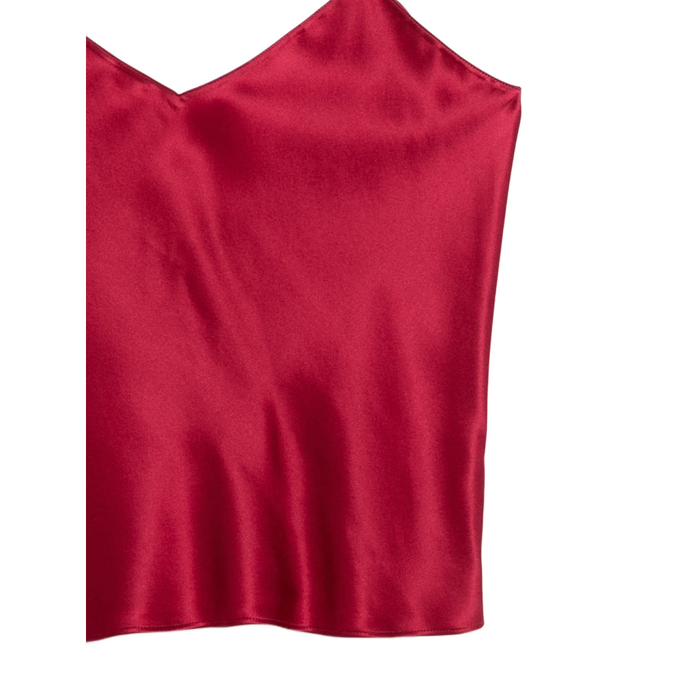 Jumpsuit Olivia Von Halle Red Silk: 100. Jumpsuits