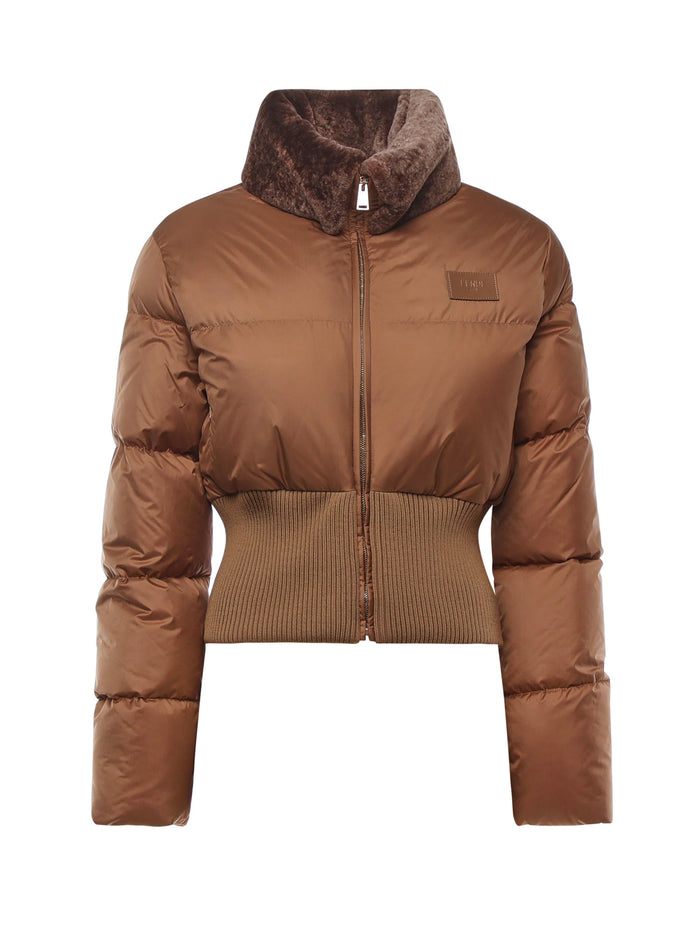 Fendi Coats Brown Polyester