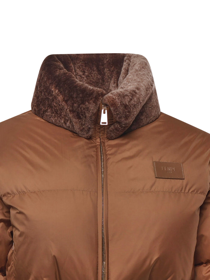 Fendi Coats Brown Polyester