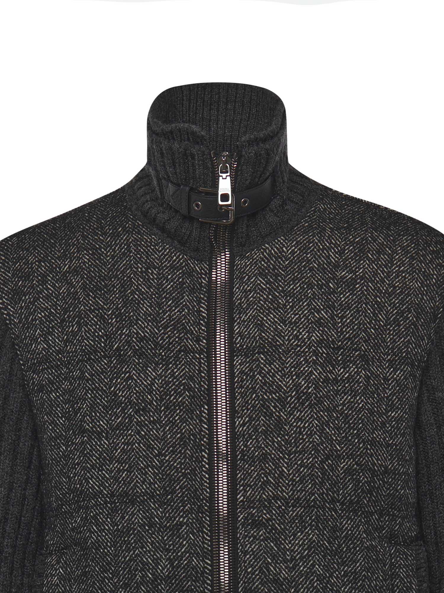 Dolce & Gabbana Coats Grey Virgin Wool
