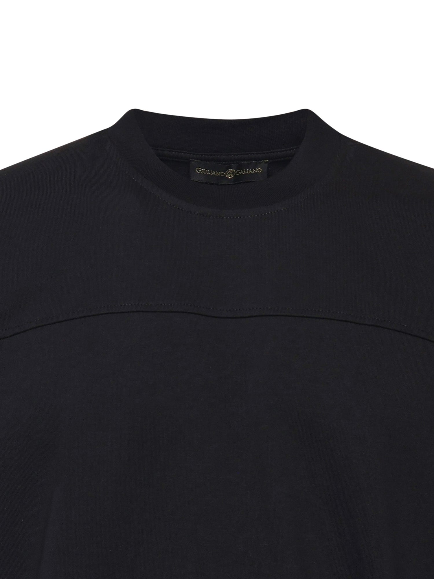 Giuliano Galiano T-shirts and Polos Black 100 % Cotton