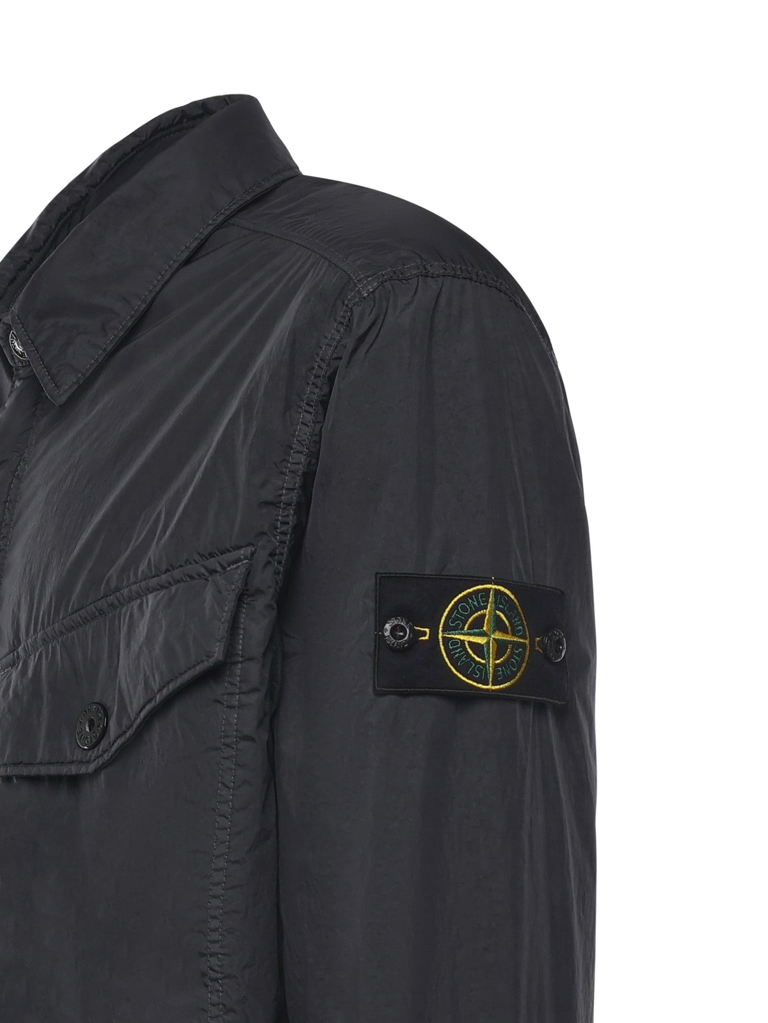 Stone Island Shirts Blue Polyamide