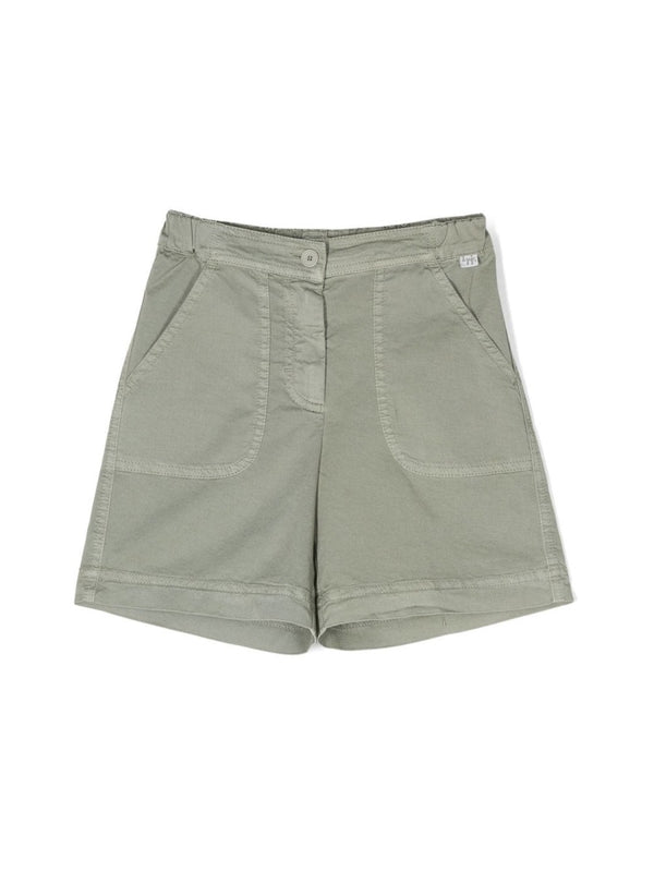 Shorts Bermuda Green Cotton