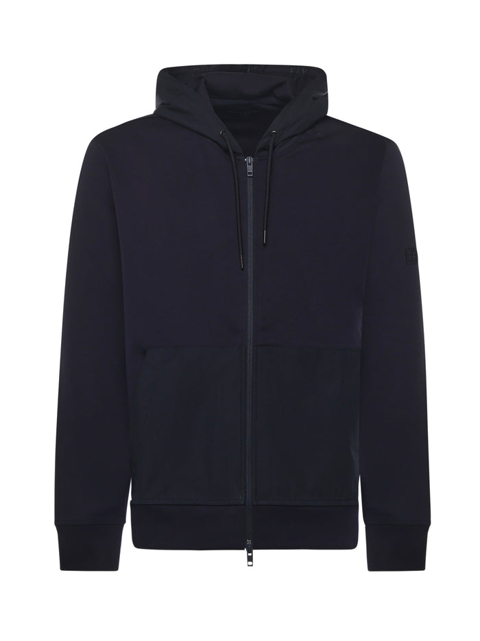 Fay Sweaters Blue Cotton