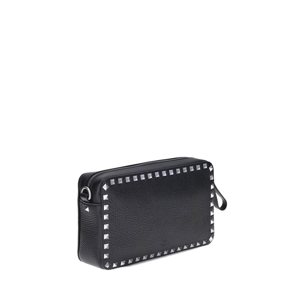 Black Calf Leather Bos Taurus Shoulder Bag