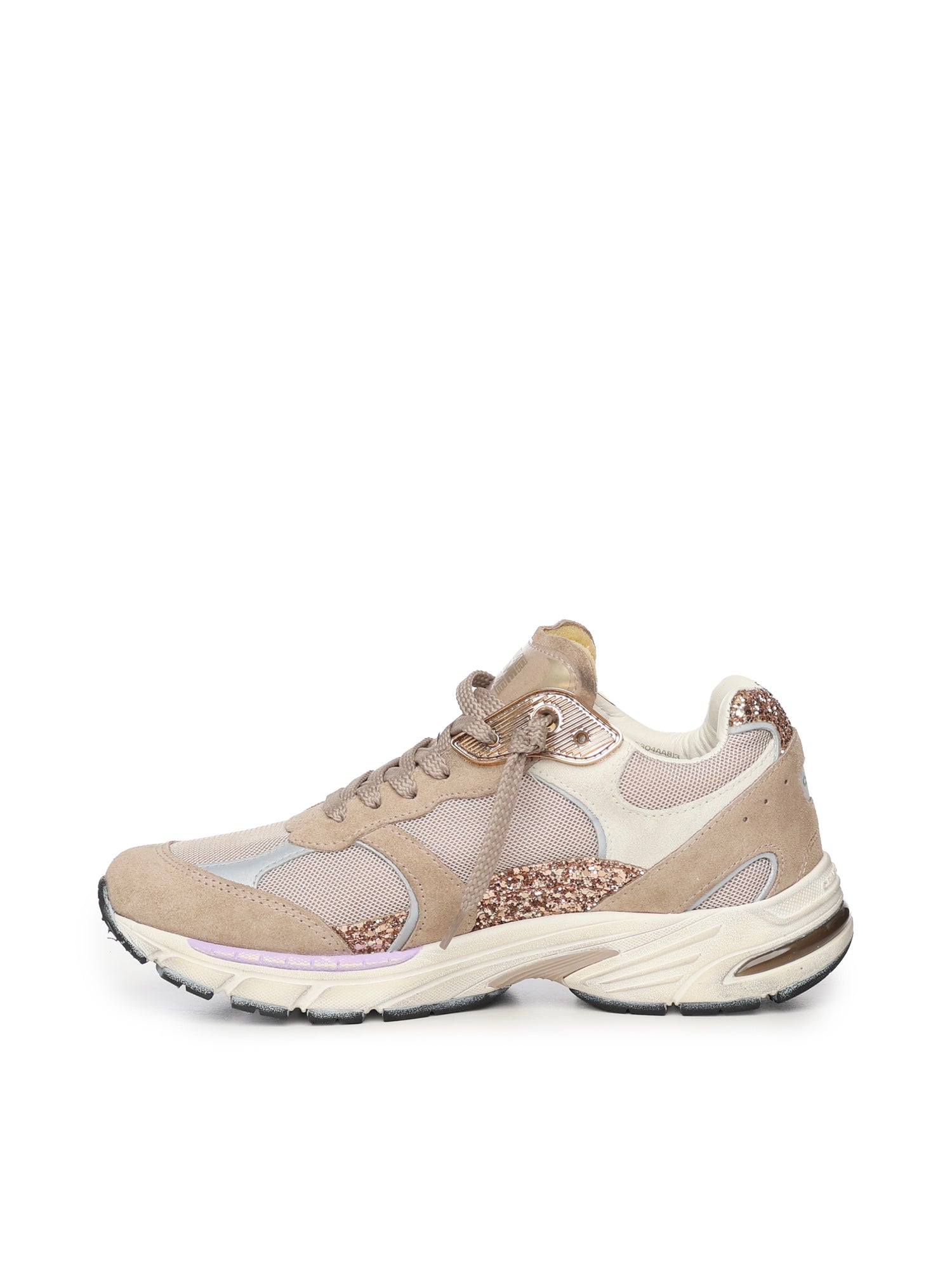 Crime London Sneakers Copper Flare Textile Leather