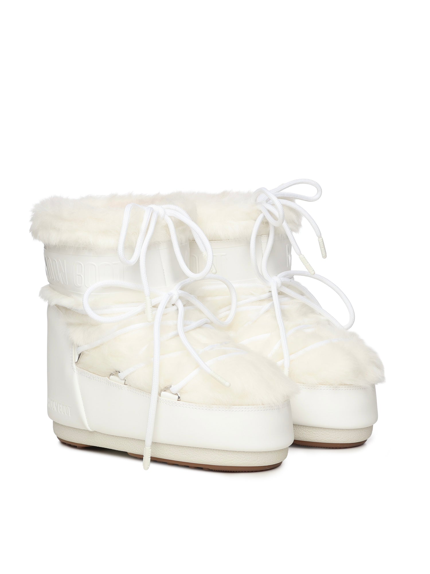Moon Boot White Modacrylic