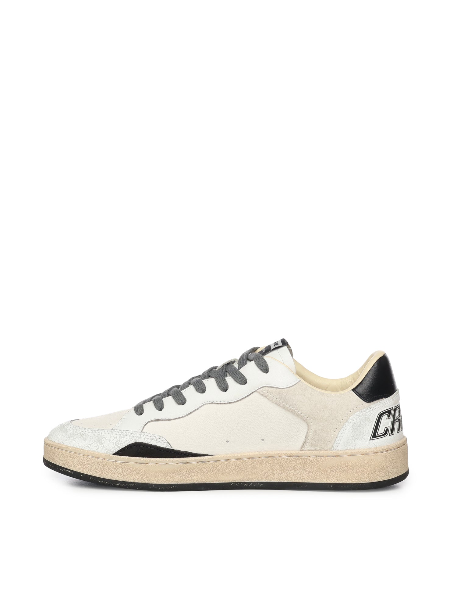 Crime London Sneakers Carbon Crack Leather