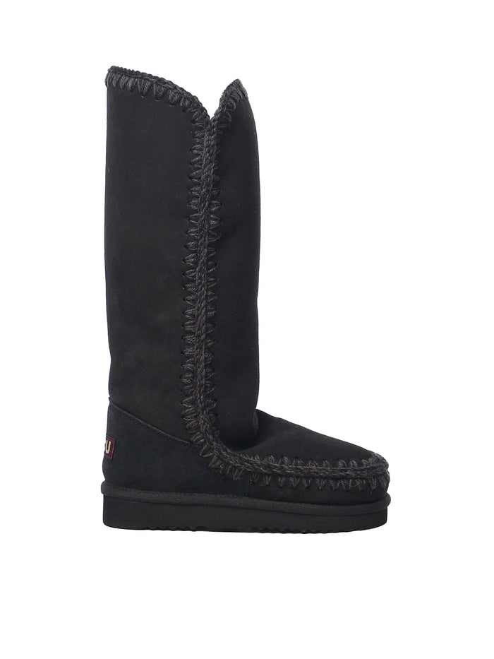 Mou Boots Black Sheepskin