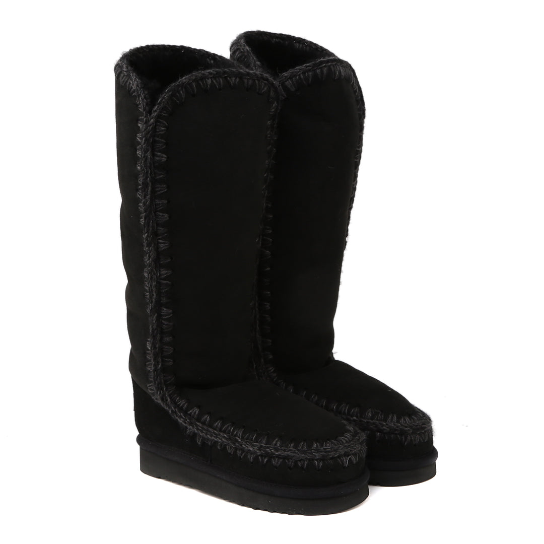 Mou Boots Black Sheepskin