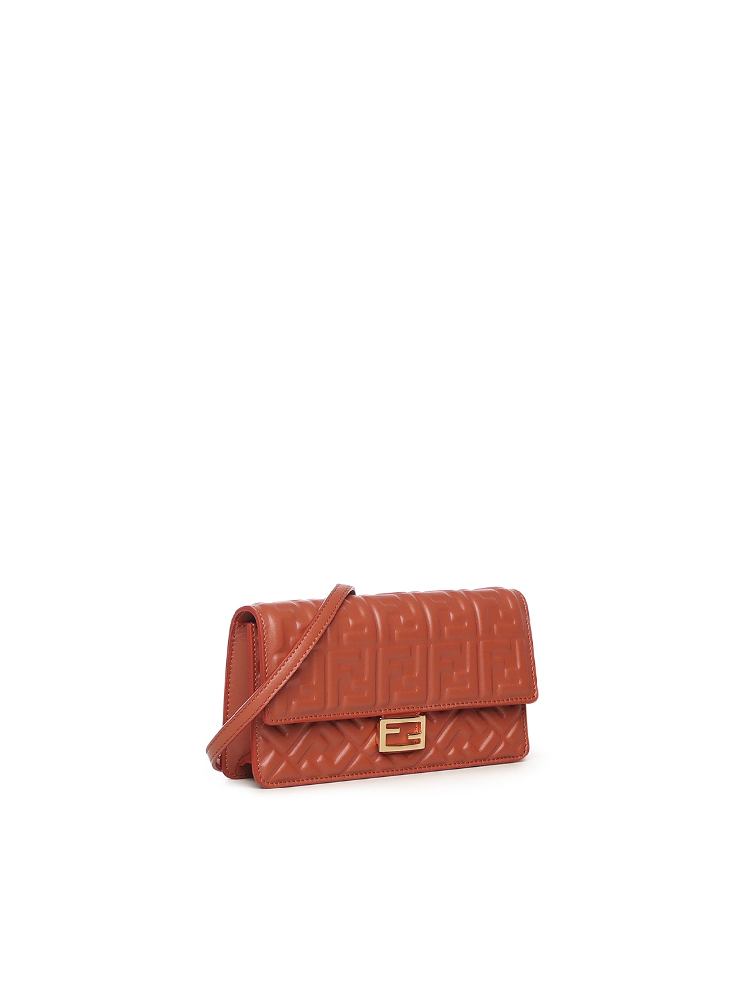 Fendi Wallets Brown Lambskin