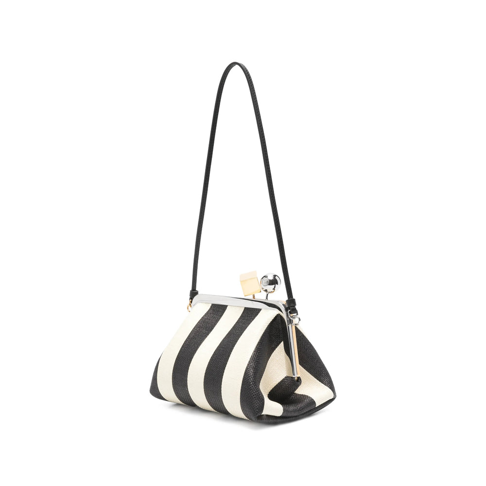 Bag Jacquemus Black/neutrals Lining Cotton: 100