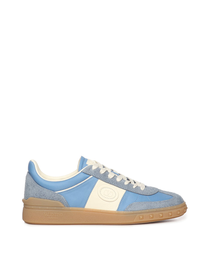 Valentino Garavani Sneakers Grey/light Blue Calfskin