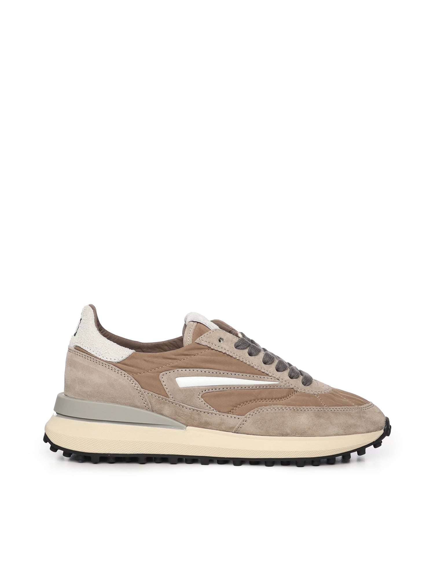 D.a.t.e. Sneakers Beige Nylon/suede