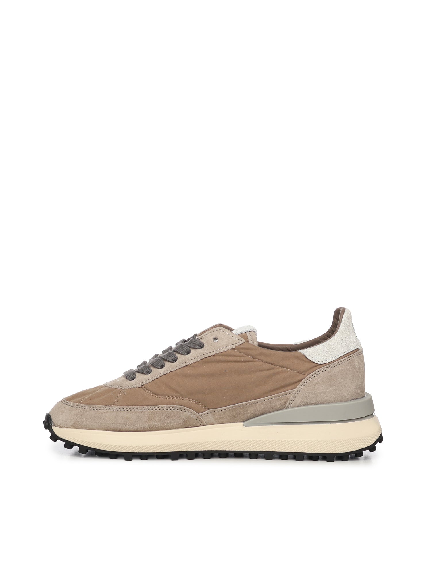 D.a.t.e. Sneakers Beige Nylon/suede