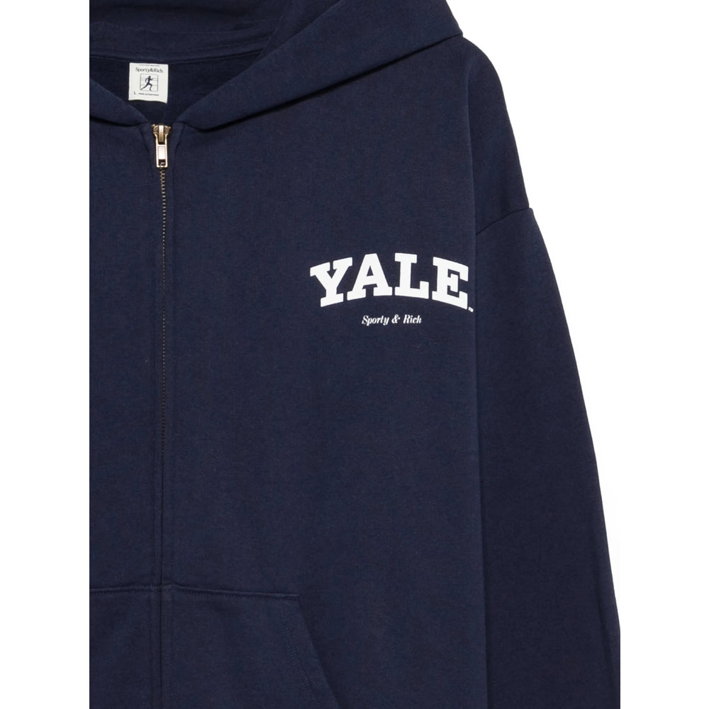 Sweatshirt Sporty & Rich Blue/white Cotton: 100. Sweatshirts