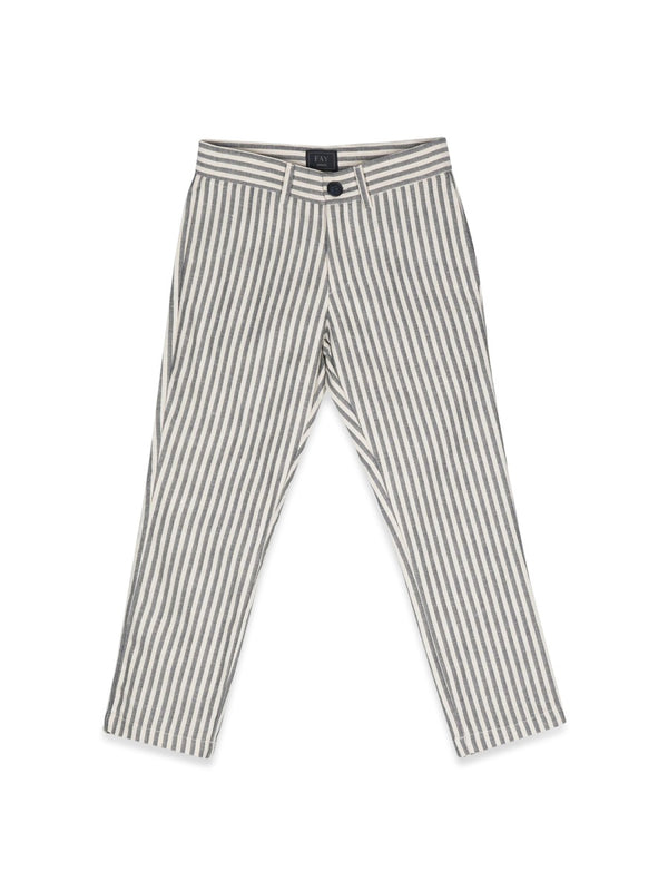 Trousers Multicolour Striped Cotton