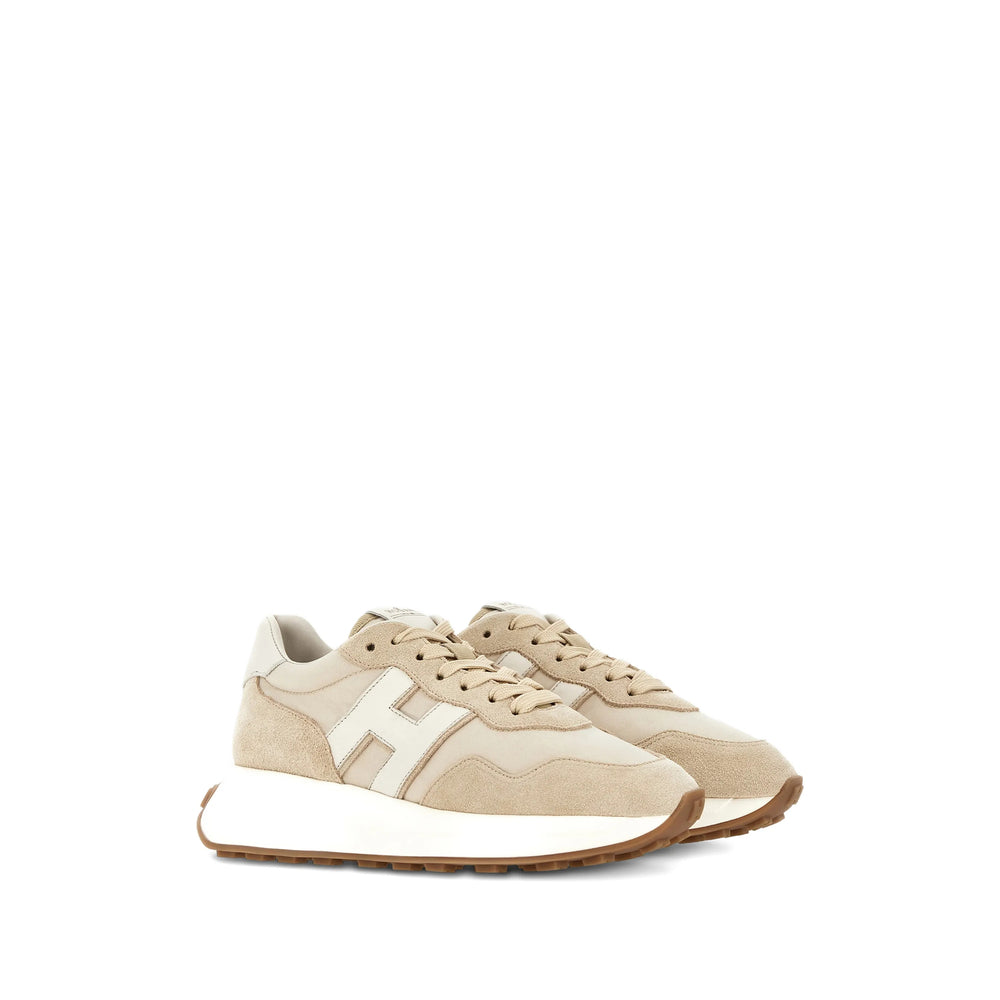 Sneakers Hogan Neutrals/white Nappa Leather: 100