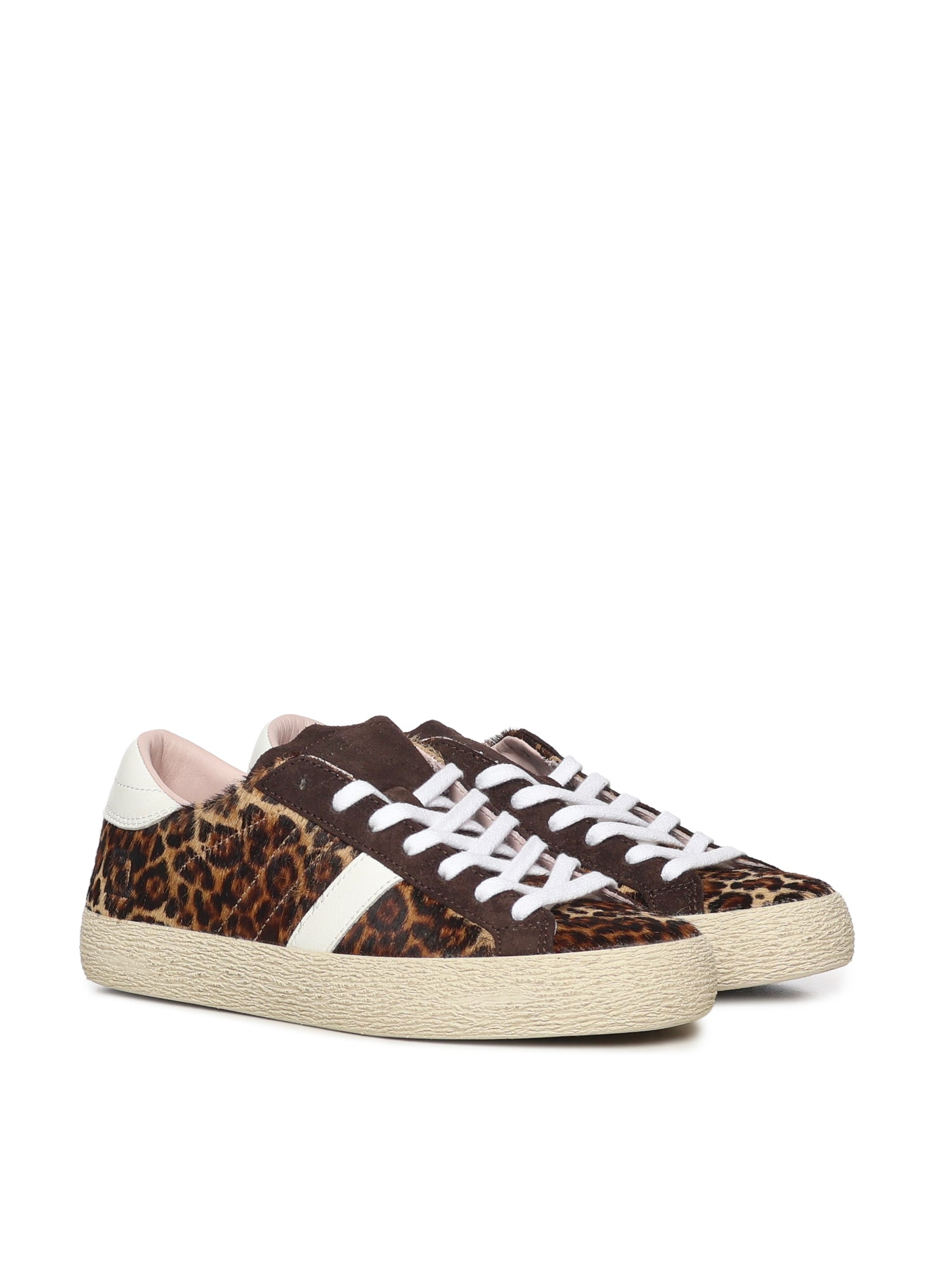 D.a.t.e. Sneakers Brown Cowskin/leather