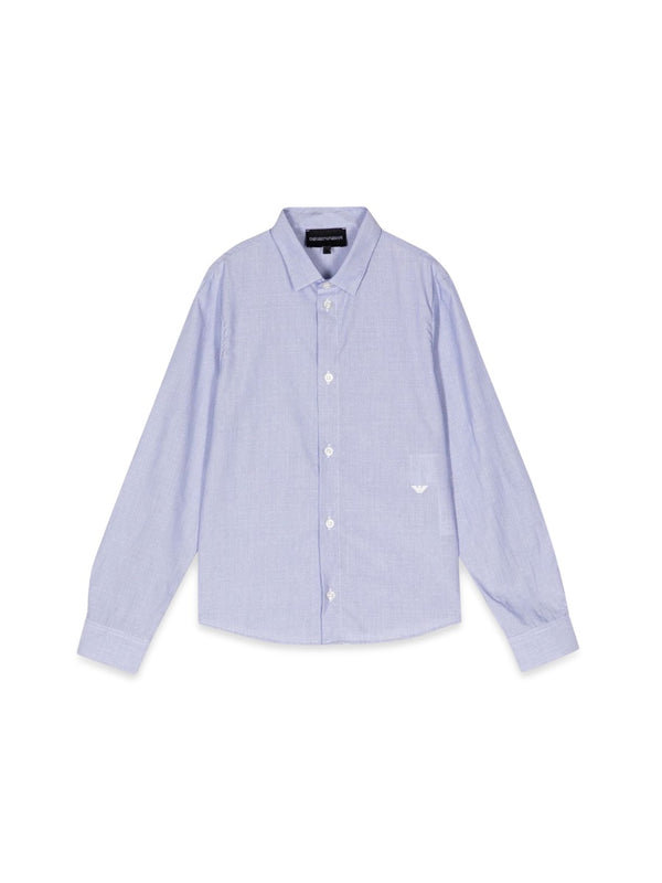 Long Sleeve Shirt Azure Cotton