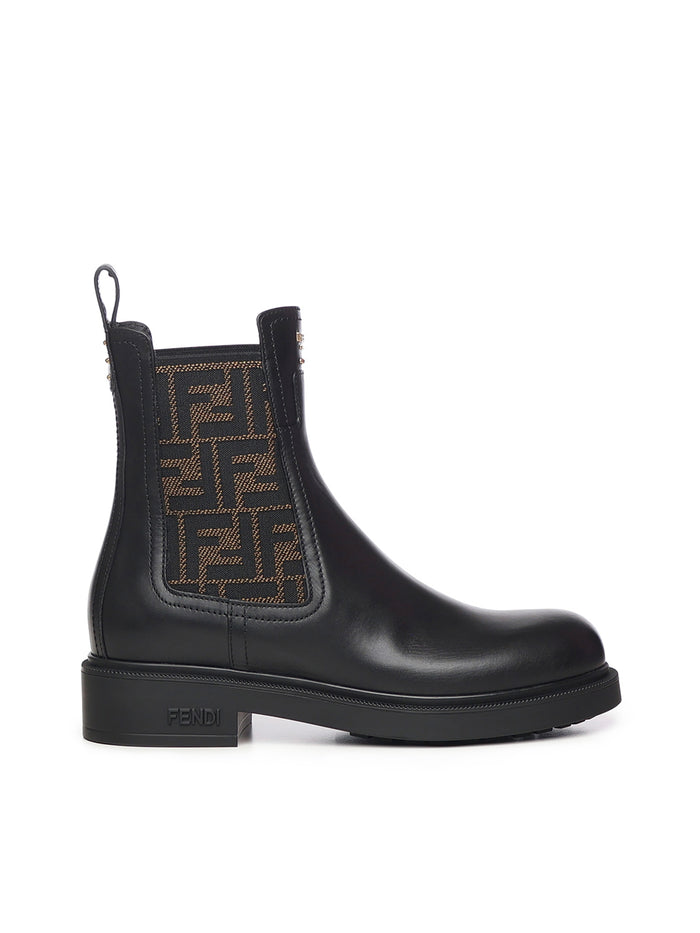 Fendi Boots Black Calfskin