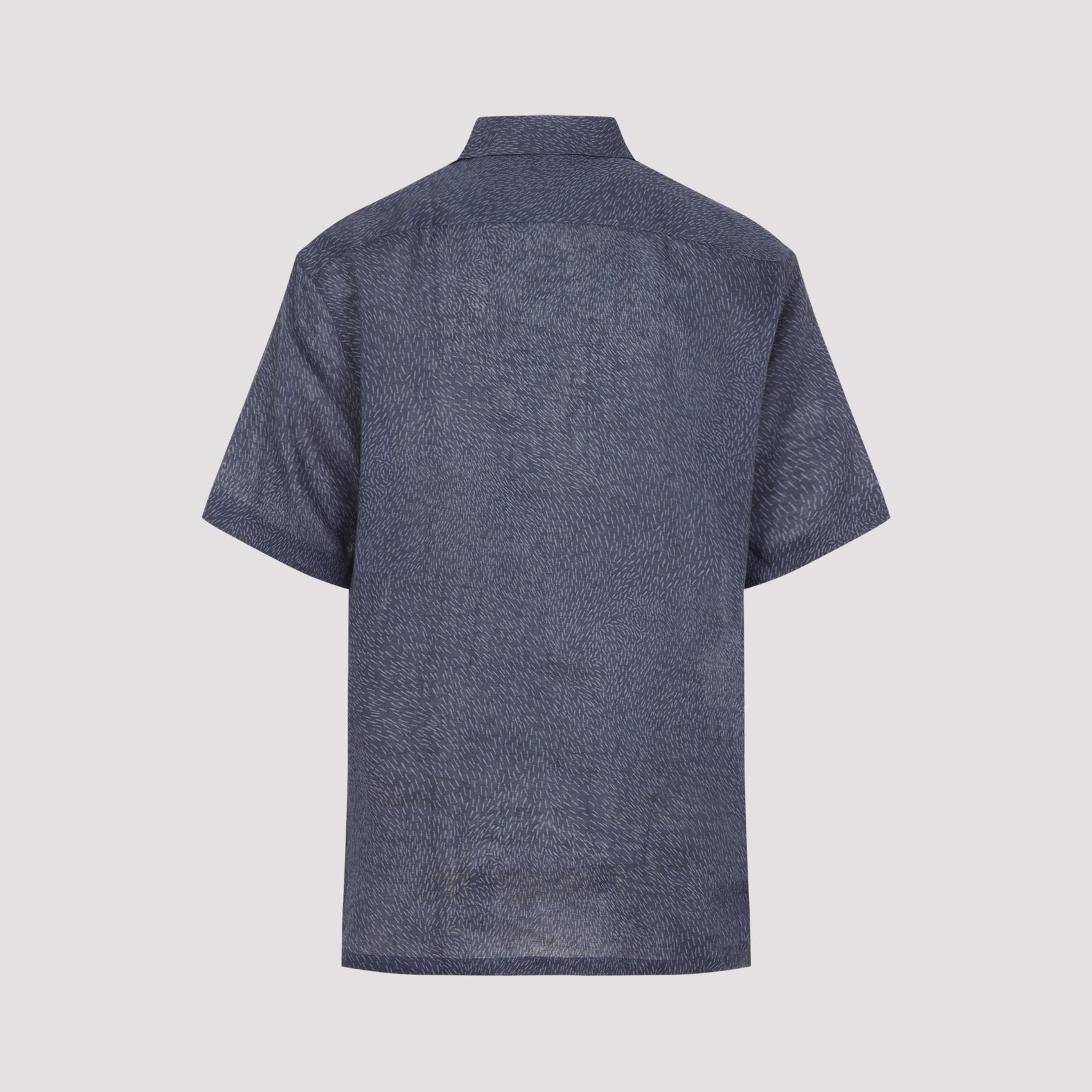 Cuban Shirt Blue Linen