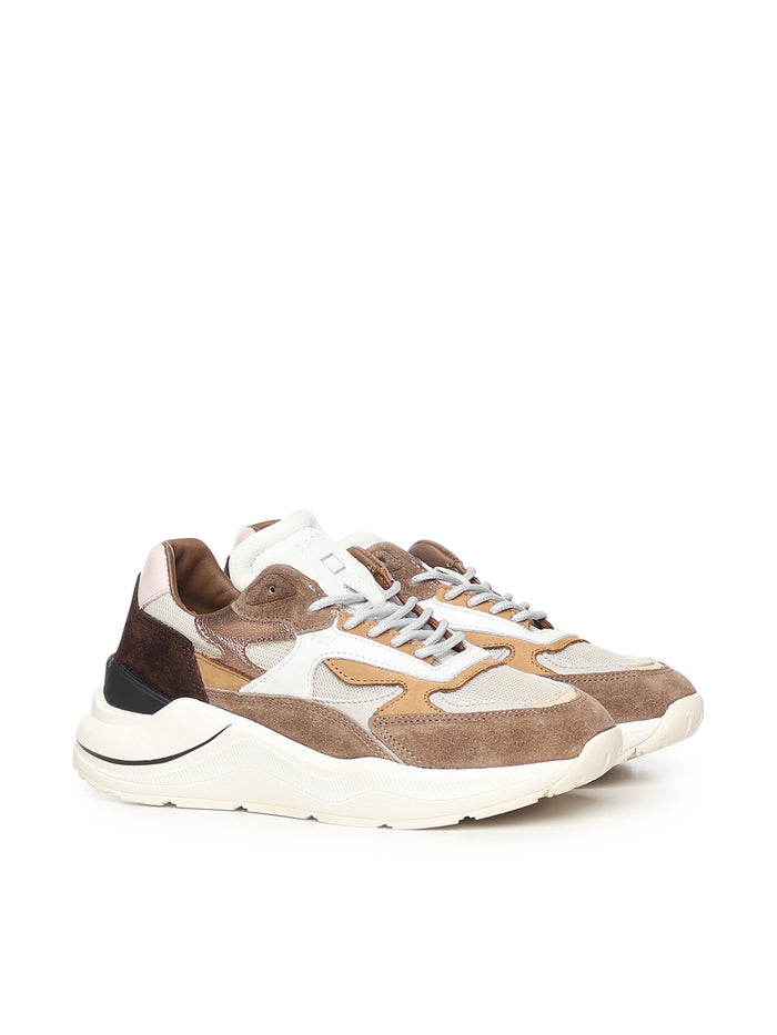 D.a.t.e. Sneakers Sand Synthetic Fiber/suede
