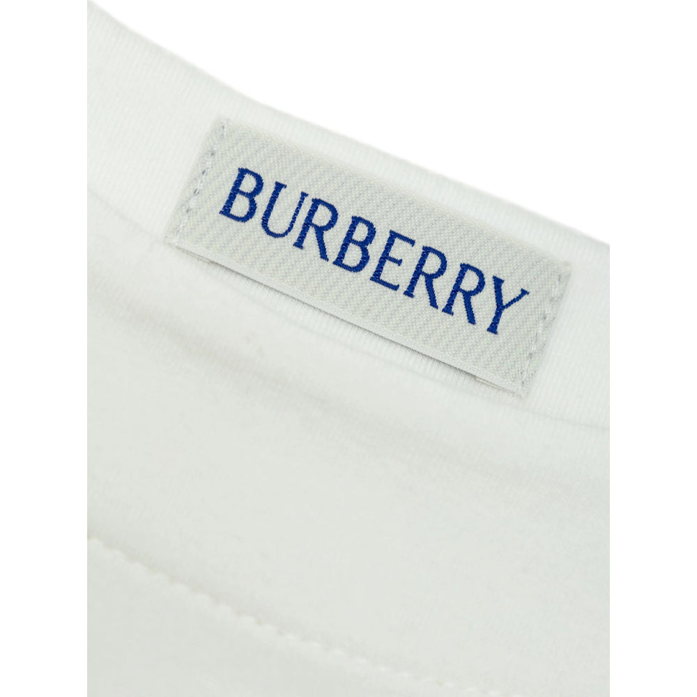 Dress Burberry White/neutrals Cotton: 96