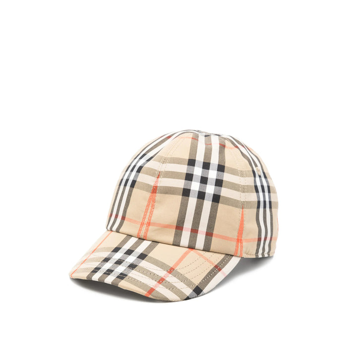 Cap Burberry Neutrals/black Cotton: 100. Caps