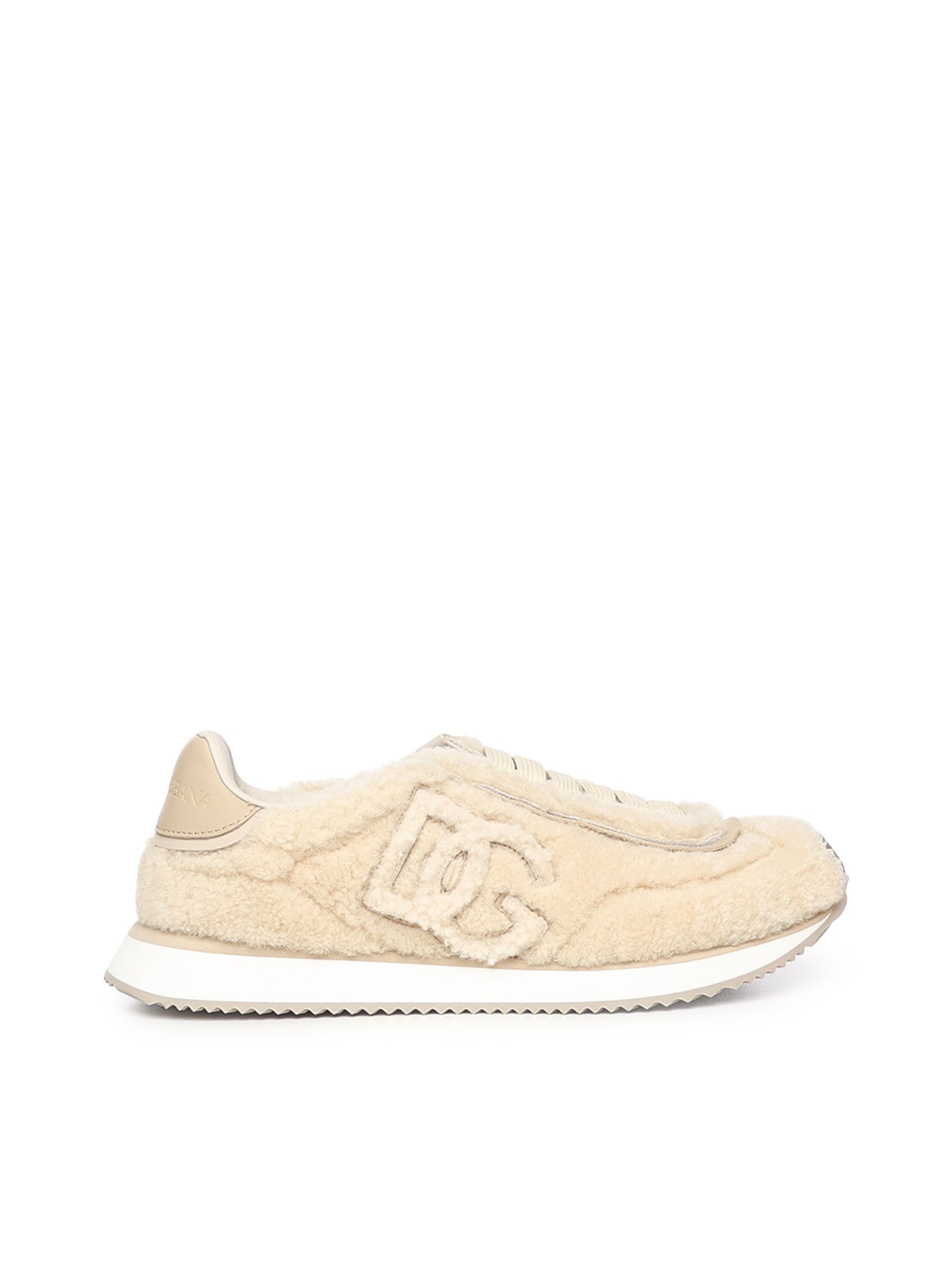 Dolce & Gabbana Sneakers Beige Lambskin